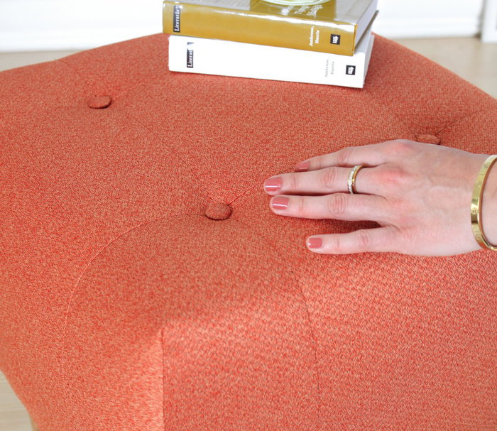Atelier Del Sofa Puf Bohemio Naranja
